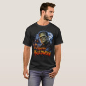 Prettig Halloween Frankenstein Monster T-shirt (Voorkant volledig)