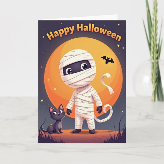 Prettig Halloween Funkaart Kaart (Voorkant)