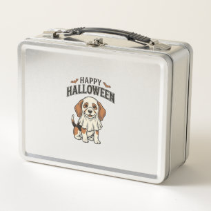 Prettig Halloween Geest Hond Vintage Gravure Shirt