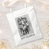 Prettig Halloween. Getergde schedel Bedankzakje (Geknipt)