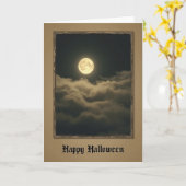 Prettig Halloween Glowing Orb Kaart (Gele Bloem)