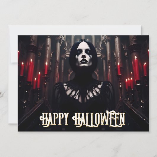 Prettig Halloween – Gotische donkere viering (Voorkant)