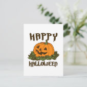 Prettig Halloween Grappige Halloween Kostuum Briefkaart (Staand voorkant)