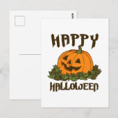 Prettig Halloween Grappige Halloween Kostuum Briefkaart (Voorkant / Achterkant)
