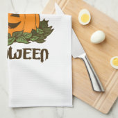 Prettig Halloween Grappige Halloween Kostuum Theedoek (Quarter Fold)