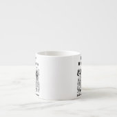 Prettig Halloween Grappige Spookachtige Enge Heks Espresso Kop (Voorkant)