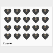 Prettig Halloween Griezeldonker Nacht Vectorontwer Hart Sticker (Vel)