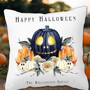 Prettig Halloween Griezelige Samhain Pompoenen Kri Kussen