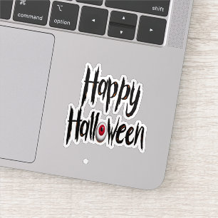 Prettig Halloween griezelige sticker