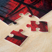 Prettig Halloween Griezelige Woning Legpuzzel (Zijkant)