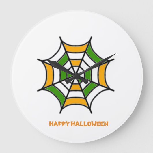 Prettig Halloween Grote Klok (Voorkant)