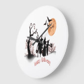 Prettig Halloween Grote Klok (Hoek)