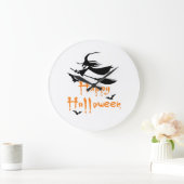 Prettig Halloween Grote Klok (Huis)