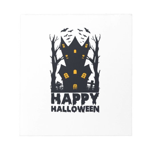 Prettig Halloween Halloween Prettig Halloween Notitieblok (Voorkant)