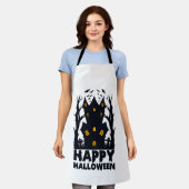Prettig Halloween Halloween Prettig Halloween Schort (Gedragen)