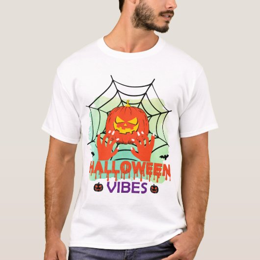 Prettig Halloween, Halloween sfeer T-shirt (Voorkant)