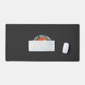 Prettig Halloween Heks Zonsondergang Ontwerp_1 Bureaumat (Keyboard & Muis)