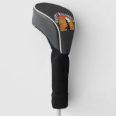 Prettig Halloween Heks Zonsondergang Ontwerp_1 Golfheadcover (Schuin)