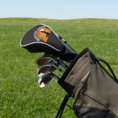 Prettig Halloween Heks Zonsondergang Ontwerp_1 Golfheadcover (Insitu)