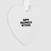 Prettig Halloween Heksen Ornament (voorkant)