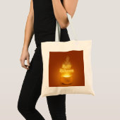 Prettig Halloween Heksencalderon Tote Bag (Voorkant (product))
