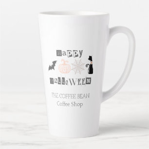 Prettig Halloween, Herfst Coffee Shop Zakelijk Latte Mok