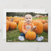 Prettig Halloween | Het is de Grote Pompoen Feestdagenkaart (Achterkant)