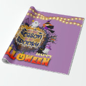 Prettig Halloween Het is spookseizoen viering Cadeaupapier (Uitgerold)