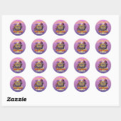 Prettig Halloween Het is spookseizoen viering Ronde Sticker (Vel)
