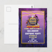 Prettig Halloween, het spookseizoen is er! Feestel Briefkaart (Voorkant / Achterkant)