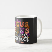 Prettig Halloween- Hocus Focus Leraar Koffiemok (Voorkant rechts)