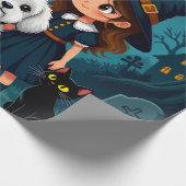 Prettig Halloween in Inpakpapier (Hoek)
