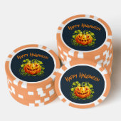 Prettig Halloween Jack-O-Lantern Brouwbekercup Poker Chips (Opstapeling)