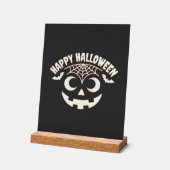 Prettig Halloween Jack-O-Lantern Gezicht Design_1 Acryl Bord (Hoek)