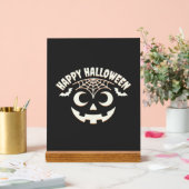 Prettig Halloween Jack-O-Lantern Gezicht Design_1 Acryl Bord (Huwelijk)