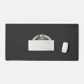 Prettig Halloween Jack-O-Lantern Gezicht Design_1 Bureaumat (Keyboard & Muis)