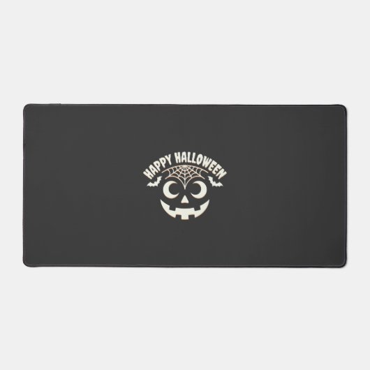 Prettig Halloween Jack-O-Lantern Gezicht Design_1 Bureaumat (Voorkant)