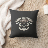 Prettig Halloween Jack-O-Lantern Gezicht Design_1 Kussen (Deken)