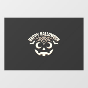 Prettig Halloween Jack-O-Lantern Gezicht Design_1 Raamsticker