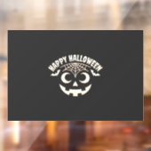 Prettig Halloween Jack-O-Lantern Gezicht Design_1 Raamsticker (Vel 2)