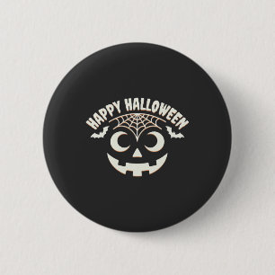 Prettig Halloween Jack-O-Lantern Gezicht Design_1 Ronde Button 5,7 Cm