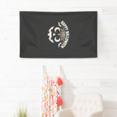 Prettig Halloween Jack-O-Lantern Gezicht Ontwerp_1 Spandoek (Insitu)