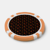 Prettig Halloween Jack-O-Lantern Lichtgevende Gezi Poker Chips (Enkel)