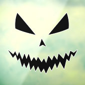 Prettig Halloween Jack O'Lantern pompoen Raamsticker (Vel 3)