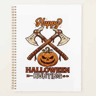 Prettig Halloween Jagen Gekruiste Bijlen Pompoen R Planner