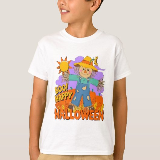 Prettig Halloween jongen  T-shirt (Voorkant)
