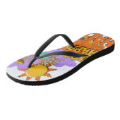 Prettig Halloween jongetje  Teenslippers (Schuin)