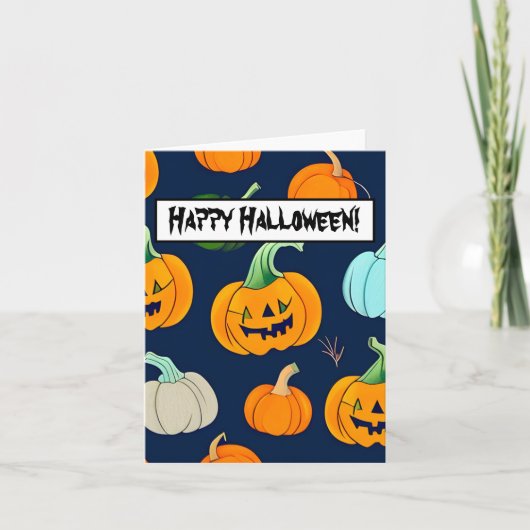 Prettig Halloween Kaart (Voorkant)