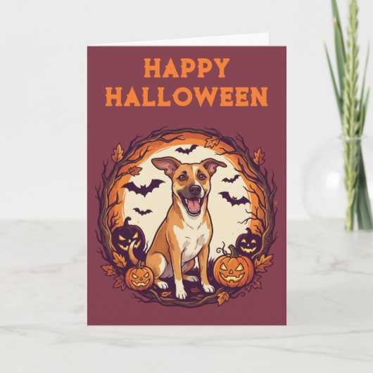 Prettig Halloween Kaart (Voorkant)