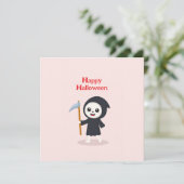 Prettig Halloween Kaart (Staand voorkant)